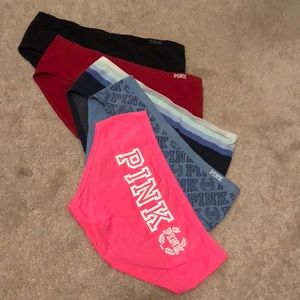 Victoria Secret Pink no-show bikinis (set of 5)